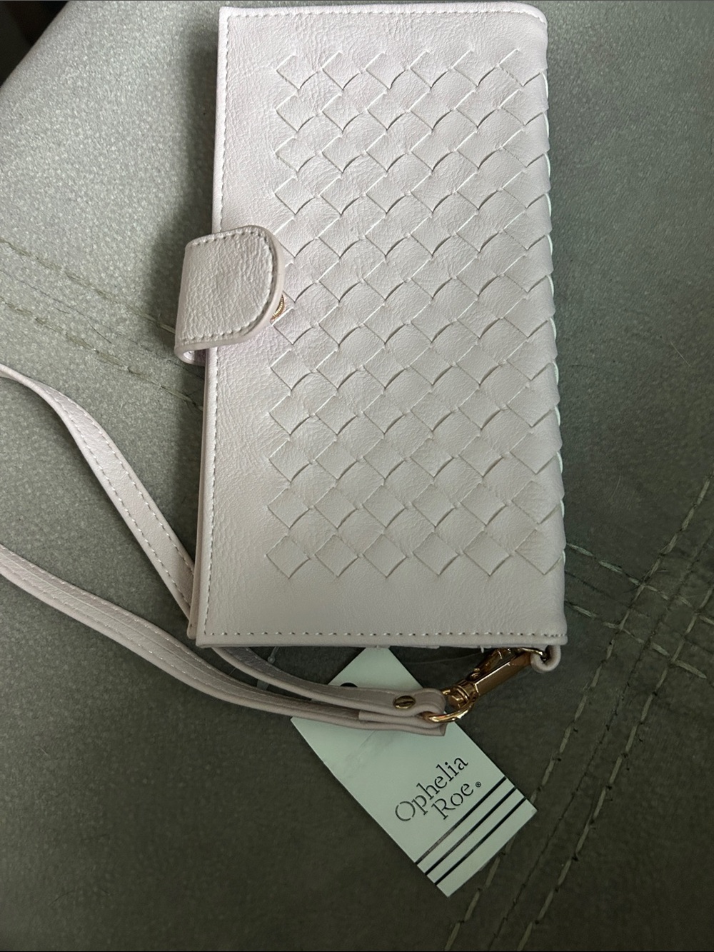 Ophelia Roe baby purple Woven Wristlet Wallet